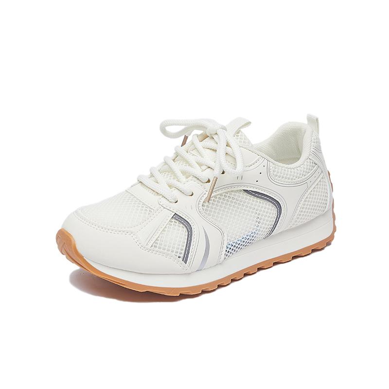 Fashion Women's Mesh Breathable Style Casual Shoes 2025 Spring Fashion Thick Soled Sports Shoes Comfortable Lightweight Sneakers