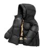 Kids' Black & Gold Thickened Down Puffer Jacket - Winter Coat for Boys & Girls