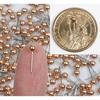 1/8 Inch Map Tacks, Push P, Plastic Round Head, Steel Point,100-Count,Gold Colors