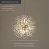 Modern Crystal Dandelion Chandelier Lighting Pendant Lamp For Living Room Dining Room Home Decoration