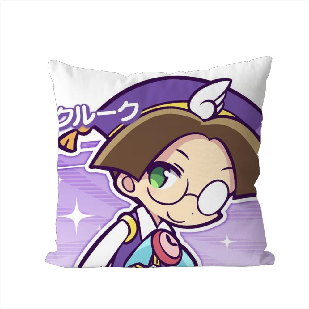 Puyo Pop Fever Kissenbezug Für Auto Sofa Dekorativ Zuhause Zweiseitiger Druck Plüsch Quadratisch Wurfkissen Kissenhülle