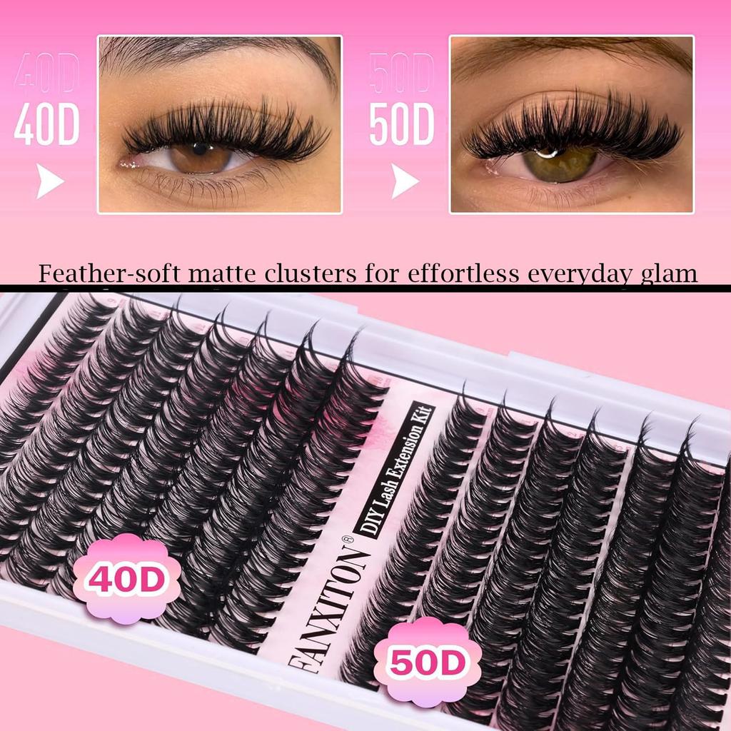Spiky Manga D Curve Wispy Eyelash Clusters Extensions Cruelty-Free PBT Material 12-20mm Bottom Lashes Fairy Individual Lashes