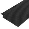 Uxcell 2-Piece Carbon Fiber Sheets, 100x250x2mm, Matte Finish, Pultrusion Flat Carbon Fiber Strips, Twill Weave Panel Sheets for Kite and RC Airplanes