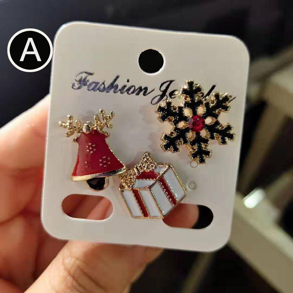 

Sock Brooches Santa Claus Snowman Christmas Brooch Xmas Pins Enamel Badges Christmas Jewelry A