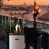 Patio Gas Heater Patio Slim Steel White Manual 8,2 kW