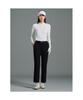 BEANPOLE GOLF [B_Under] Women'S Texture Mix Collar Long Sleeve T-Shirt White
