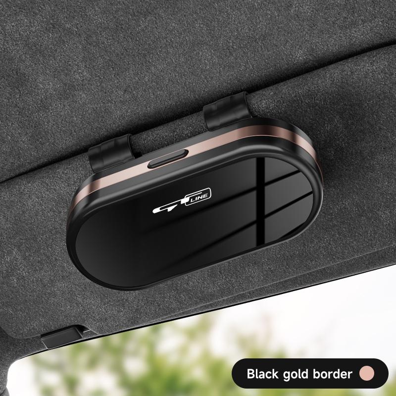 Car Glasses Clip Sunglasses Box For Kia Sportage Ceed Picanto Rio Niro K7 K5 K8 Ray K9 Sun Visor Eyeglasses Card Ticket Holder wszj80