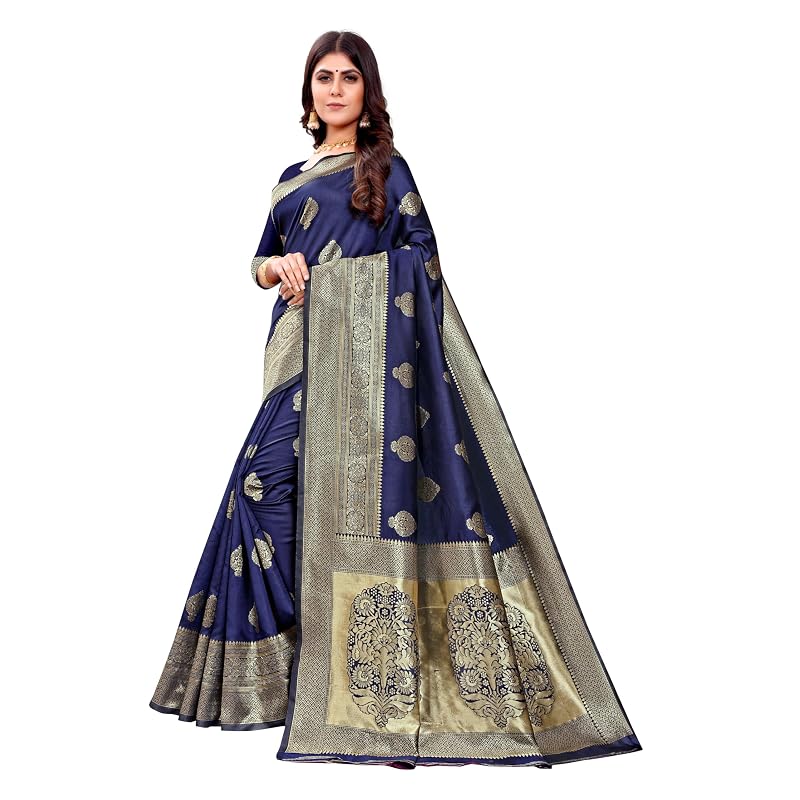 Sugathari Womens Banarasi Saree Pure Kanjivaram Silk Saree Soft New Ladies 2023 Design Wear Pattu Sarees Latest Cotton P