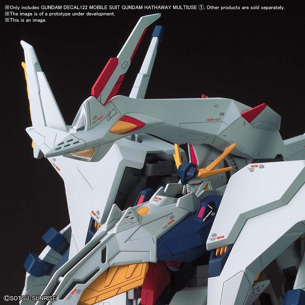 Decalcomania Gundam HG Mobile Suit Gundam Flash Uso Generale 1 N.122 1/144 di Hathaway