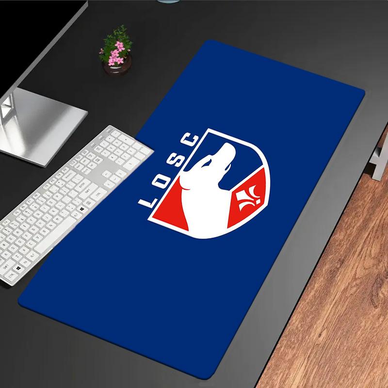 Losc Football Crest mouse pad, rubber base, esports desk mat, mouse pad for gamers and office use, gaming desk , easy to clean mat