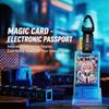 Monicard Kouzelná karta Elektronická vstupenka Odznak NFC Bluetooth Chytrý digitální odznak Přizpůsobitelná GIF obrazovka Anime Trendy přívěsek Dárky