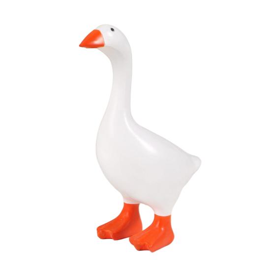 Magnetic White Goose Desk Ornament  Creative Resin Home Decor