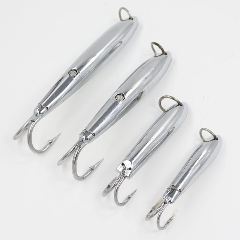 Middle East Deep Sea Trolling Hooks: Anchors & Double Hooks for Mackerel, Tuna, and Triggerfish 3.5# Milky White