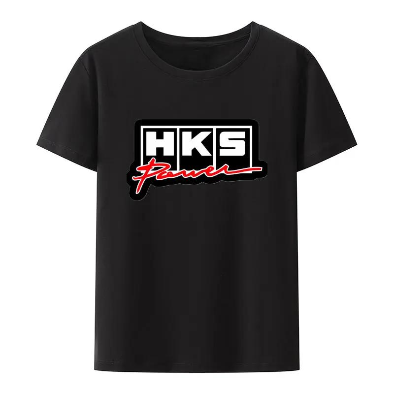 Hks Vintage Popular Tagless Modal Print T Shirt Creative Street Fashion Short-sleev Leisure Tees Novelty Breathable Camisetas