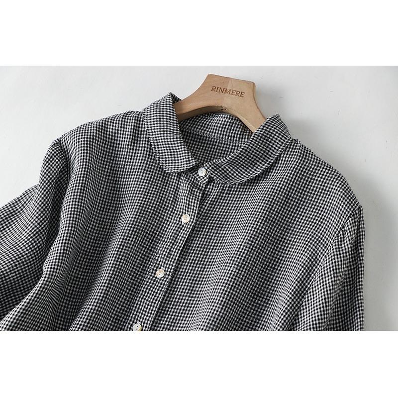 Kariertes Kleid Langes Damenkleid