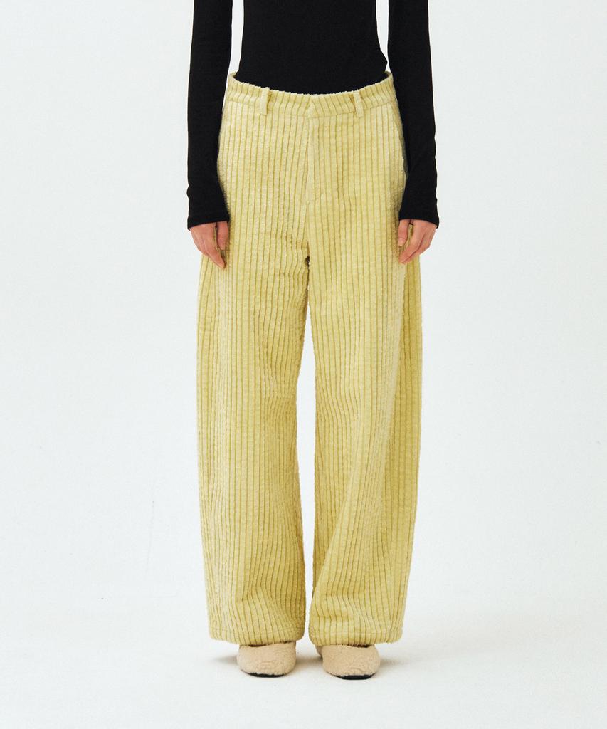 MAIS Heavy Wide Corduroy Pants / Green