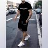 Men's Summer Cotton T-shirt & Shorts 2-Piece Set - Fashionable and Comfortable