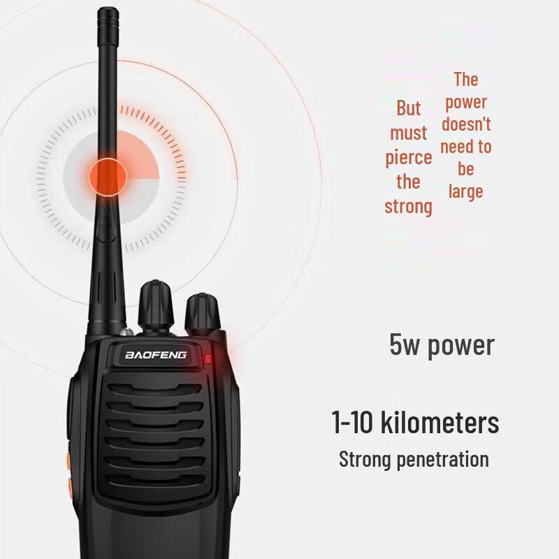 

BAOFENG BF-C1 5W Portable Two-Way Radio Pair (CN version)
