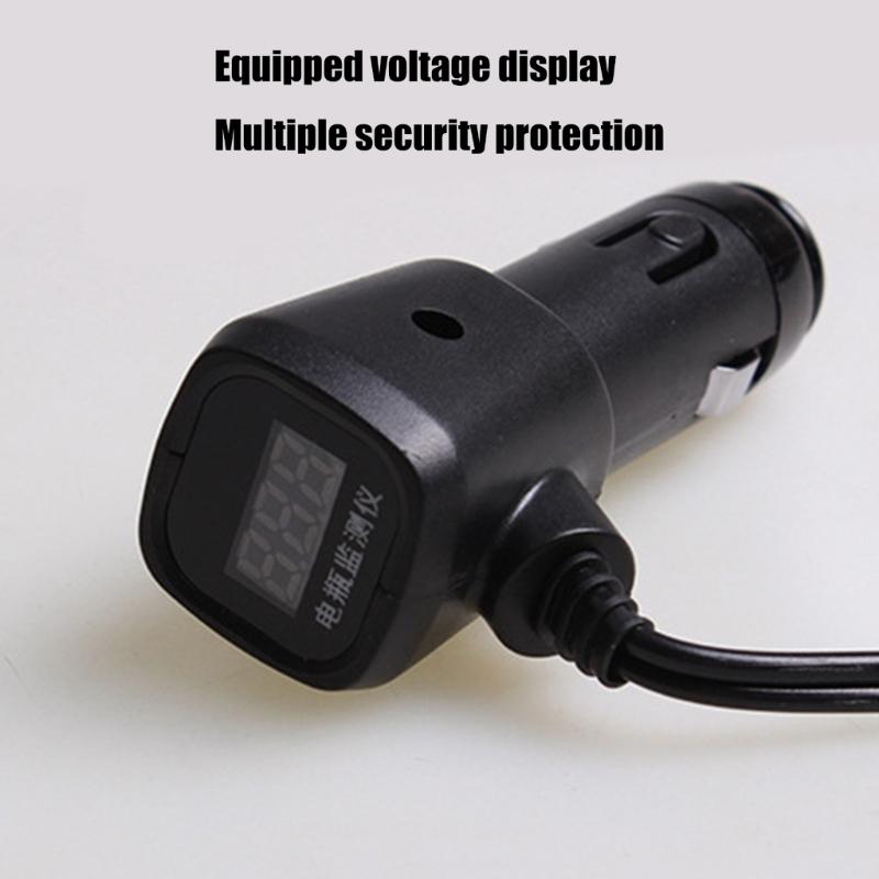Vehicle Charging Station Double USB Port, 80W Power  Splitter with Voltages Detection for Trucks, and SUVs