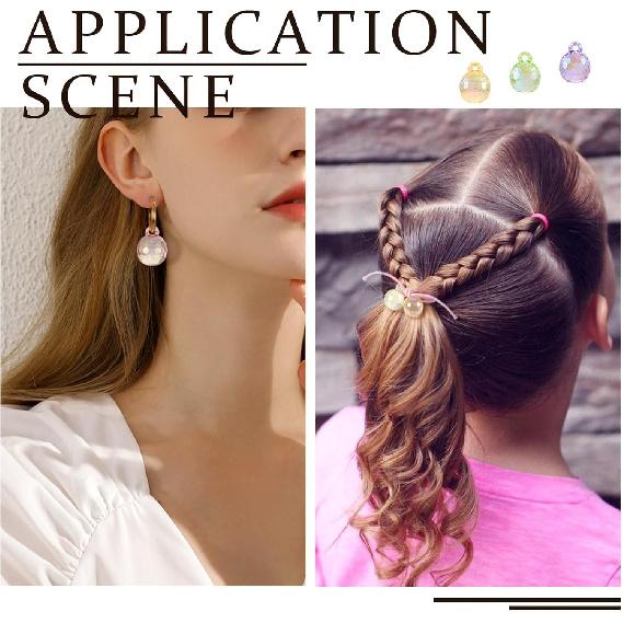 

Cheriswelry 36 шт. Акриловые подвески в виде диско-шара, прозрачные граненые шары, шармы, 21 мм, 6 цветов для серег, браслетов, аксессуаров для волос, ювелирных изделий