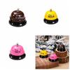 Easy Use Ringbell Desk Call Bell Iron Craft Cute Metal Service Bell Novelty Dinner Reminder Bell Meal Bell Reminder