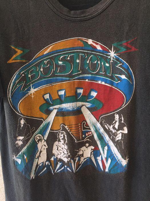 Boston American Rock Band Cotton Black Unisex T-shirt S5XL VN2388 S
