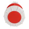 5 Pin Industrial Plug 63A Stable Waterproof Compact Aviation Plug for Breweries Workshops Camping Red