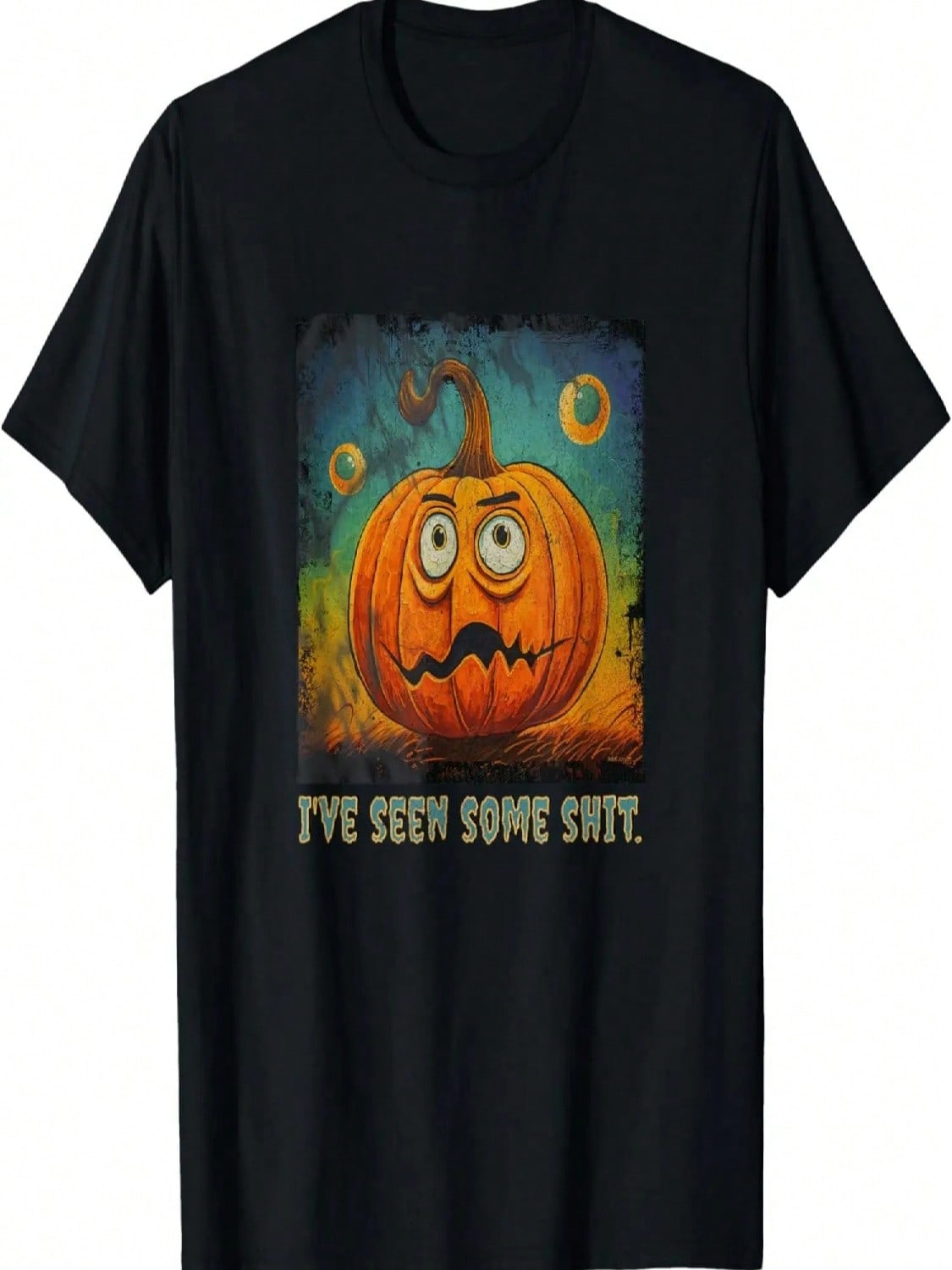 Funny Halloween I ve Seen Some Distressed Ghost Costume T-Shirt S разноцветный