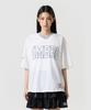 UMBRO Chant Mesh Women'S Graphic Short Sleeve T-Shirt Ivory Ur322Crs74