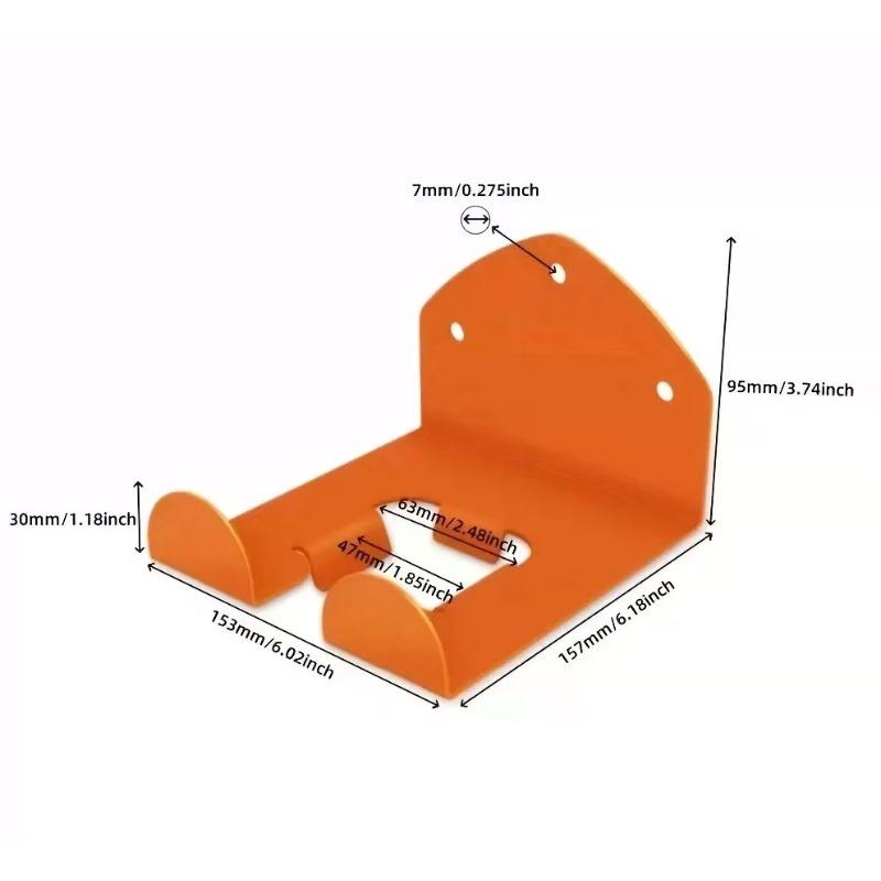 1 Set Easy to Install Heavy-Duty Steel Lawn Mower Hanger- Wall-Mounted Trimmer Rack for Garage,Hedge Trimmer Tool Organizer Hook