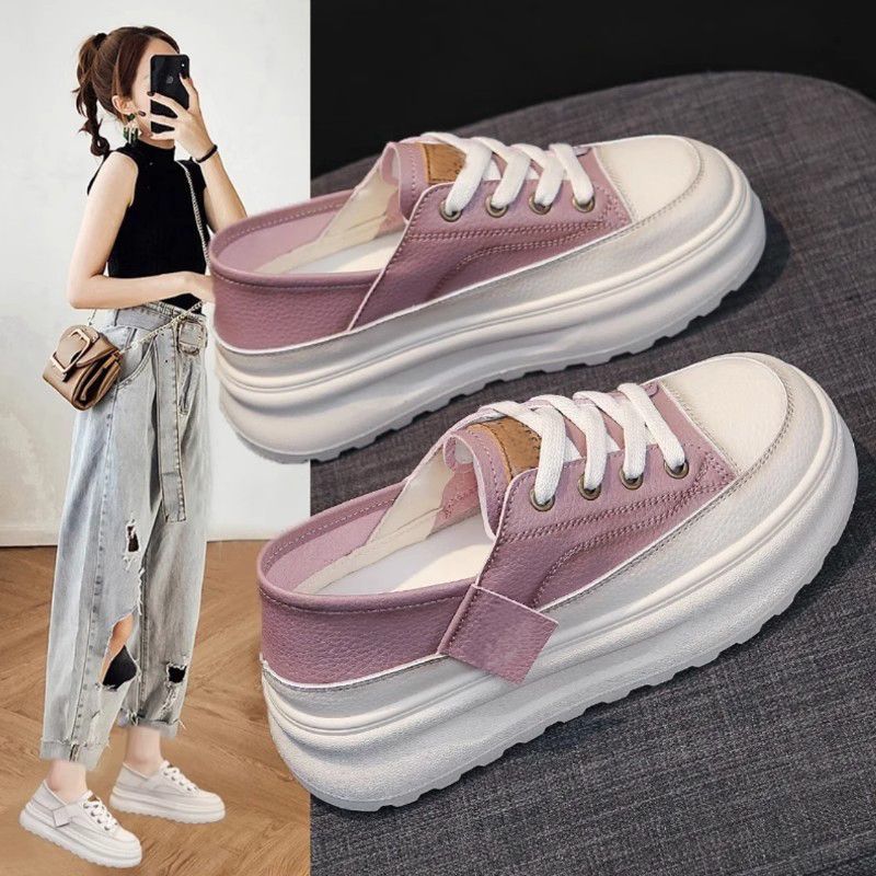 Thick-soled Two Wear Breathable Feet Step On the New Versatile Soft-soled Casual Fashion Lightweight Board Shoes Casual Shoes