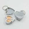 1PC Heart Shape Box Metal 2 Slots Medicine Organizer Container Vitamin Box for Travel Outdoors