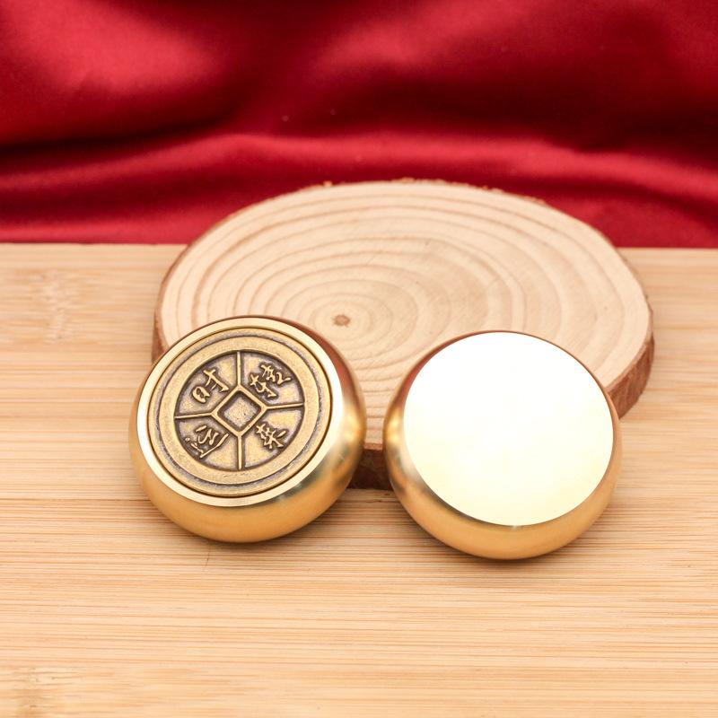 Mosazná vícestranná rotující dekompresní ozdoba pro přilákání bohatství a pokladů