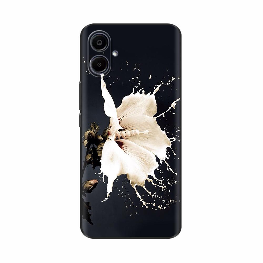 For Samsung A07 4G Case Beautiful Flower Protective Anti-fall Silicone Phone Back Cover For Samsung Galaxy A07 Cases A 07 Fundas