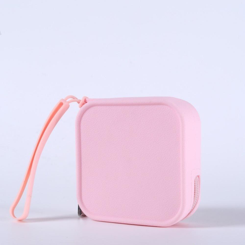 Mini Silicone Organizer Wallet Coin Purse Smooth Zipper Waterproof Travel Pouch Macaron Color Earphone Bag Students