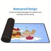Winter Winnie Pooh Adventure Large Gaming Mouse Pad Nonslip Rubber Base Waterproof Desk Mat For Office Pc Laptop