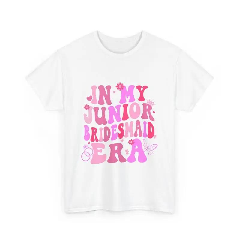In My Junior Bridesmaid Era T Shirt Cute Fun Bridal Tee