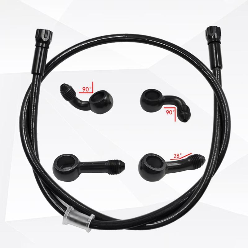 An3 Braided Brake Hose Motorcycle Hydraulic Clutch Tube Master Cylinder Brake Cable For Moto Bike Accessories