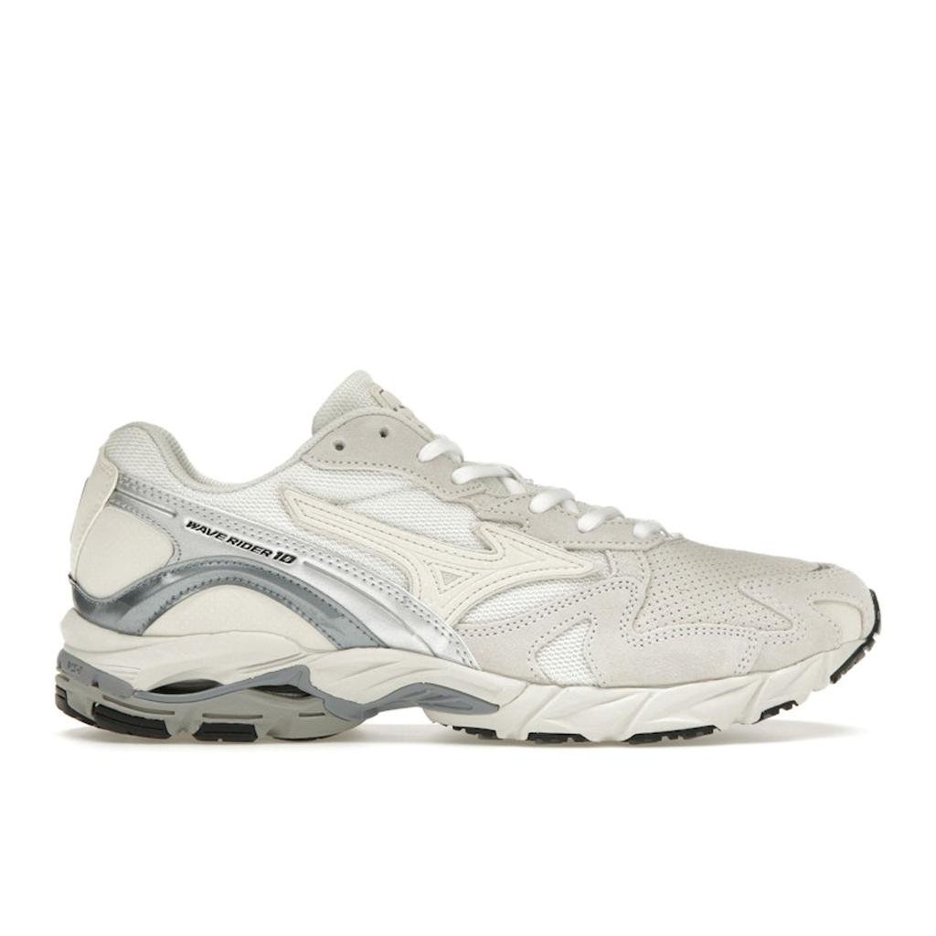 Mizuno Wave Rider 10 Premium White Tradewinds Unisex Sneakers Vaporous-Grey D1GA218201