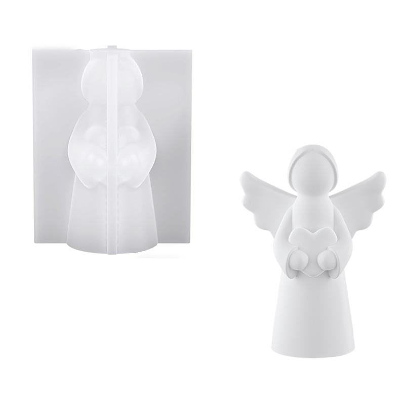 Silicone Mould Casting Mould Angel, 3D Silicone Mould Angel Silicone Mould Plaster For Casting Mould Angel Casting Mould