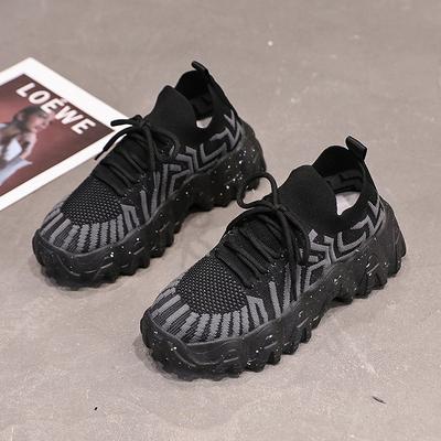 2025 nuove sneakers estive in mesh traspirante con fondo ondulato casual con lacci e suola spessa scarpe da ginnastica da corsa moda scarpe da papà