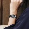 LuFiYa Cinturino di Ricambio in Acciaio Inossidabile per Orologio e 24mm Business Include Regolazione Cinturino Banda Nera, 18mm, 20mm, 22mm, Cinturini, Stile, Strumento, (24 millimetri)