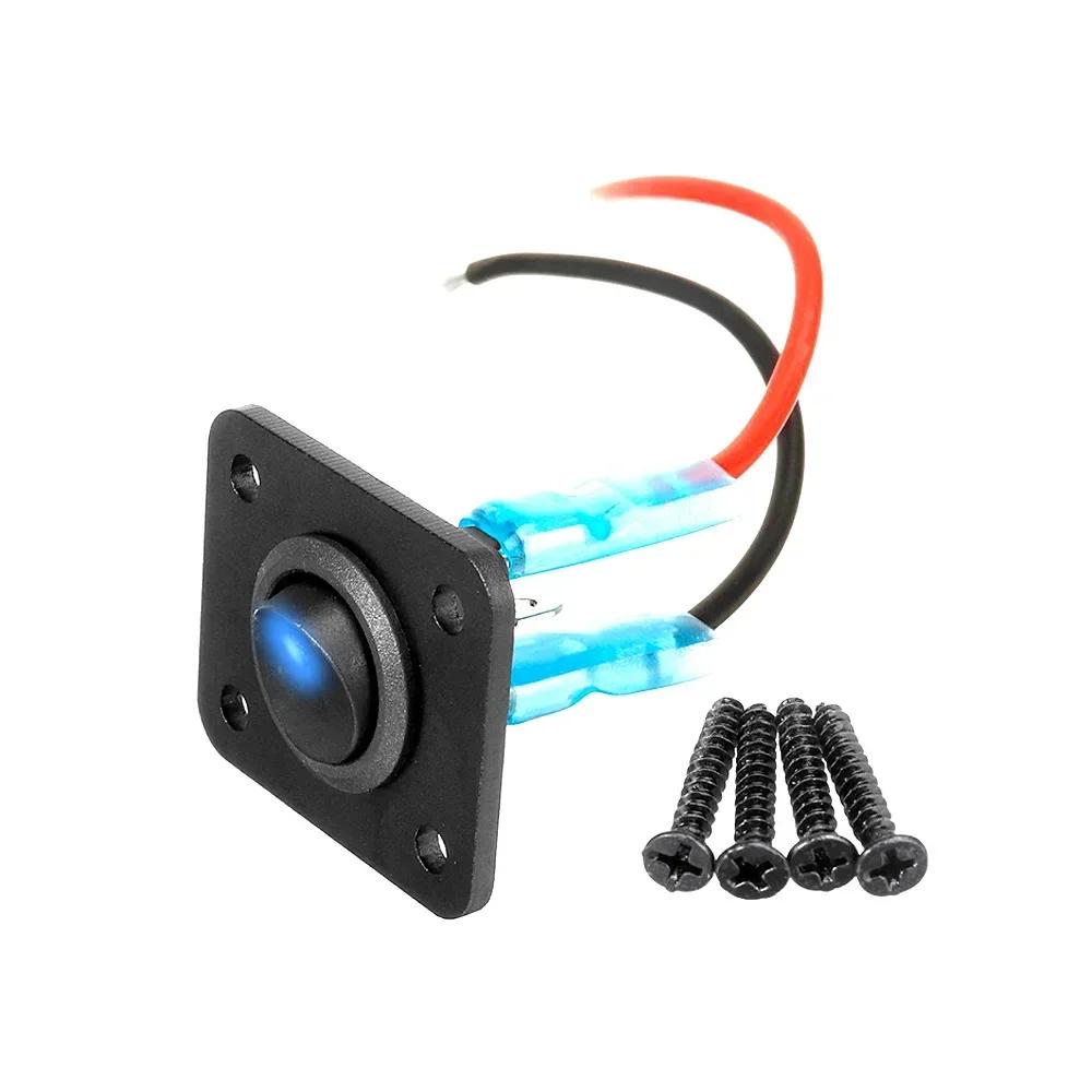 

12 В 1-4 Gang Универсальный тумблер Панель USB Автомобиль Лодка Морской Автофургон Грузовик Синий светодиод Стильные аксессуары Морской кулисный переключатель