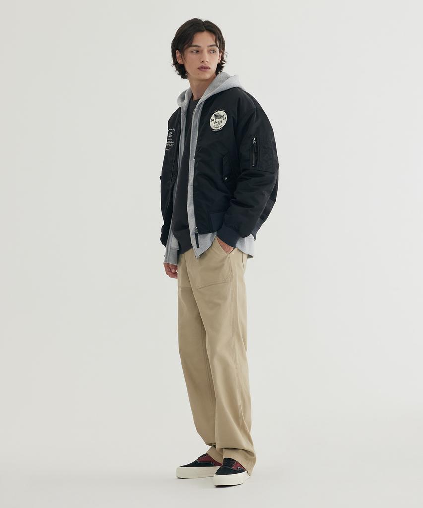 COVERNAT Back Satin Fatigue Pants Olive