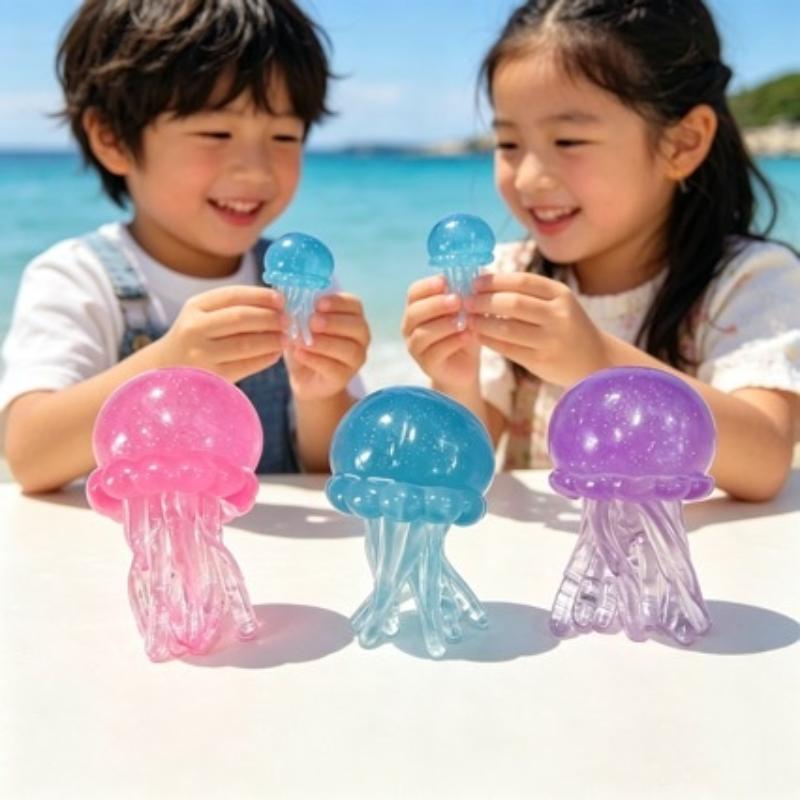 Trending Nee Doh Jellyfish Toy Soft Jelly Squeeze Stress Relief Fidget Toy Sensory Needoh Toy For Kids & Adults Gift