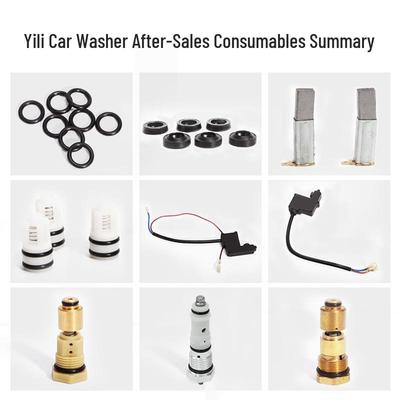 Yili Car Washer Parts: Sealing Ring, Carbon Brush, Overflow Valve, Micro Switch, One-Way Valve