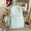 Schoolbag cloud lemon ice blue hollow lace girl heart backpack student party pure gentleness class travel small backpack