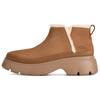 UGG Calimuze Ультра Мини Слипоны На Флисовой Подкладке, Удобные Модные Снегоступы Женские Каштановые 1174495-CHE