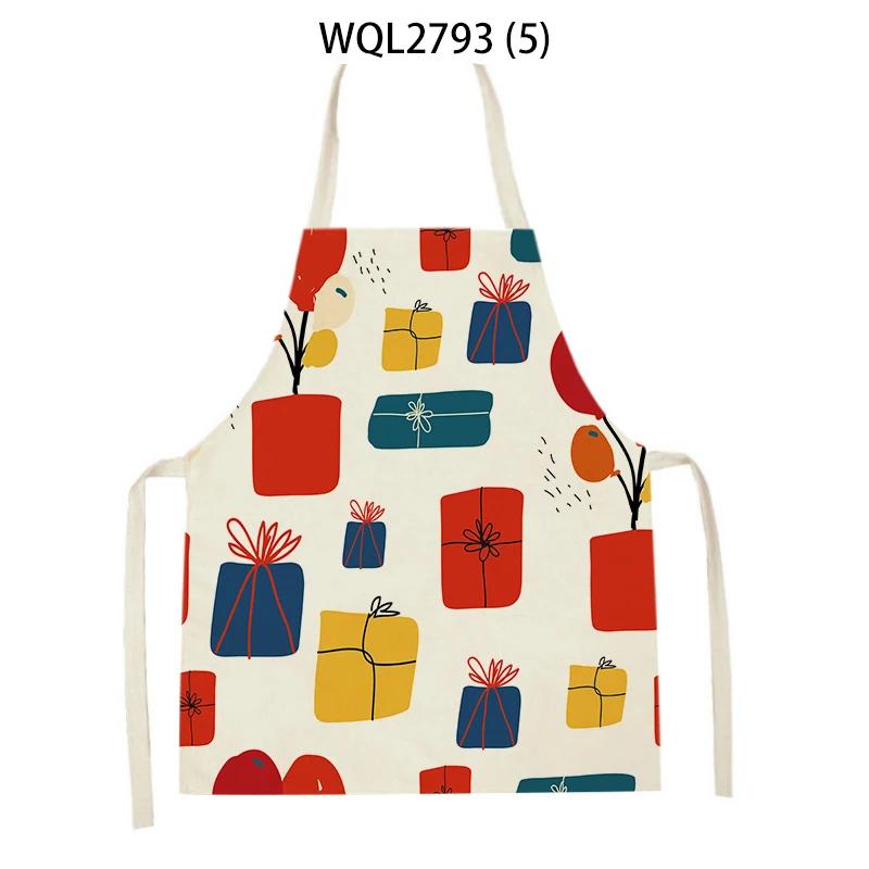 Cute Gifts Pattern Sleeveless Kitchen Aprons Home Decor Baking Accessories Household Cooking Pinafore Cleaning Tool Delantal