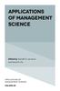The Applications of Management Science Book